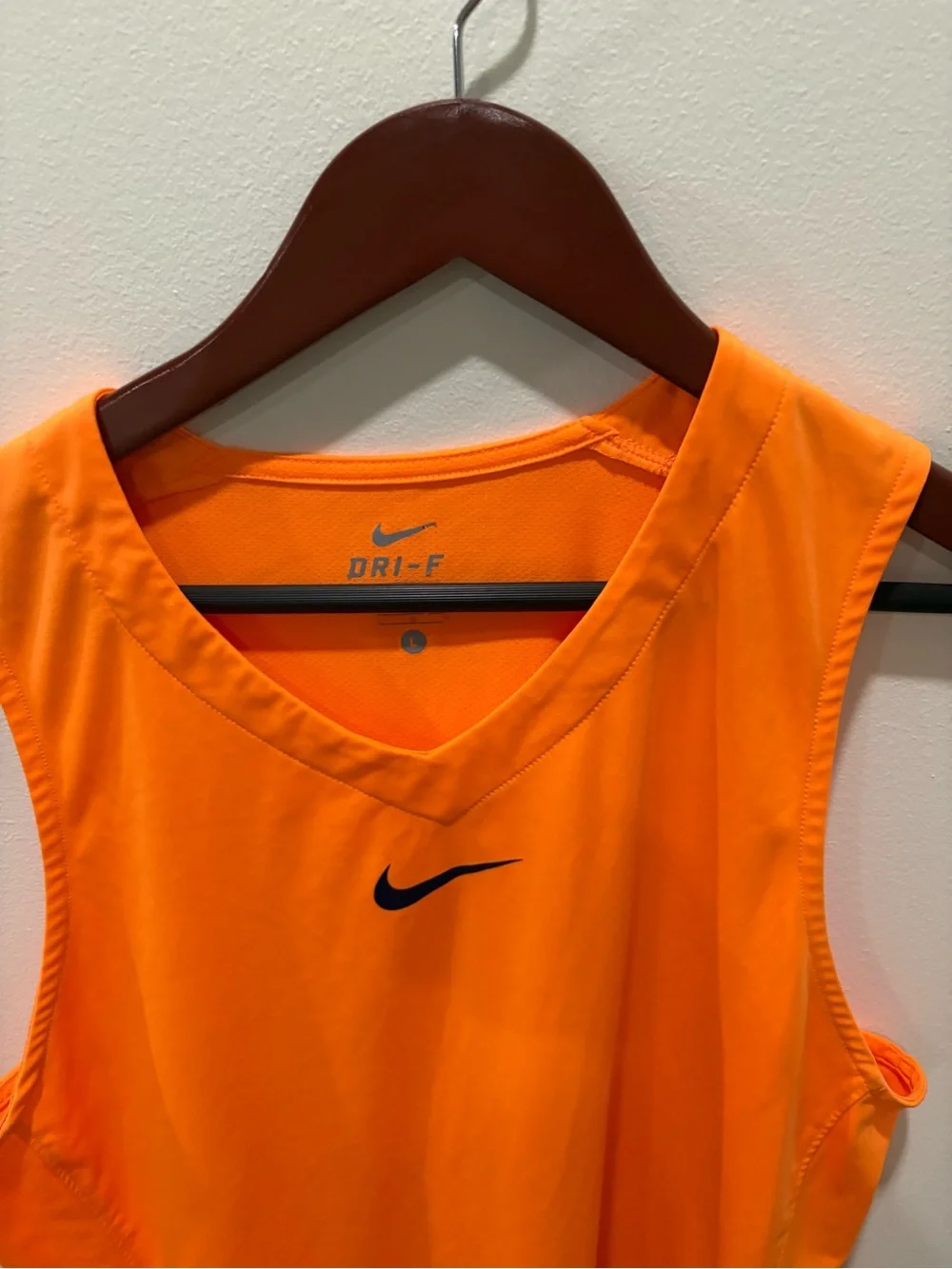 Men’s Nike Dri-FIT Orange Athletic Tank Top